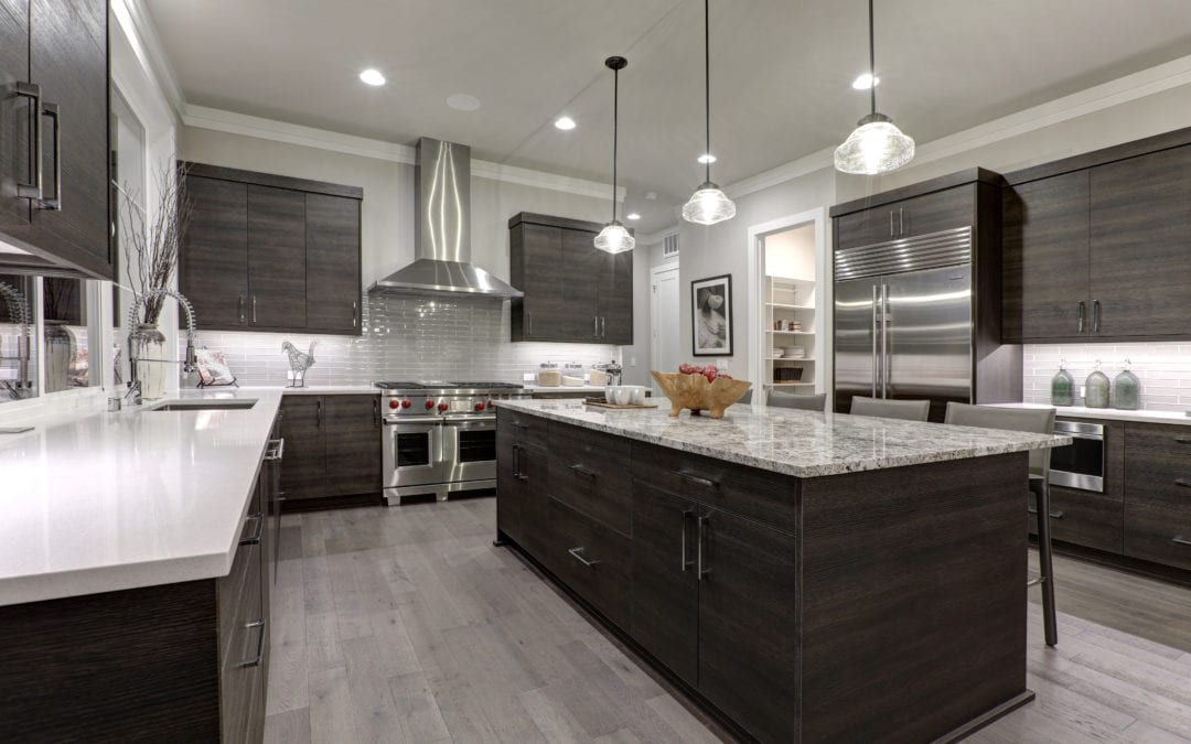 Cocina moderna con isla